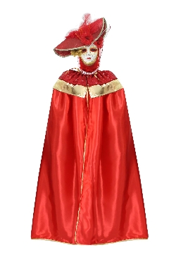 DOMINO PAILLETTES ROSSO